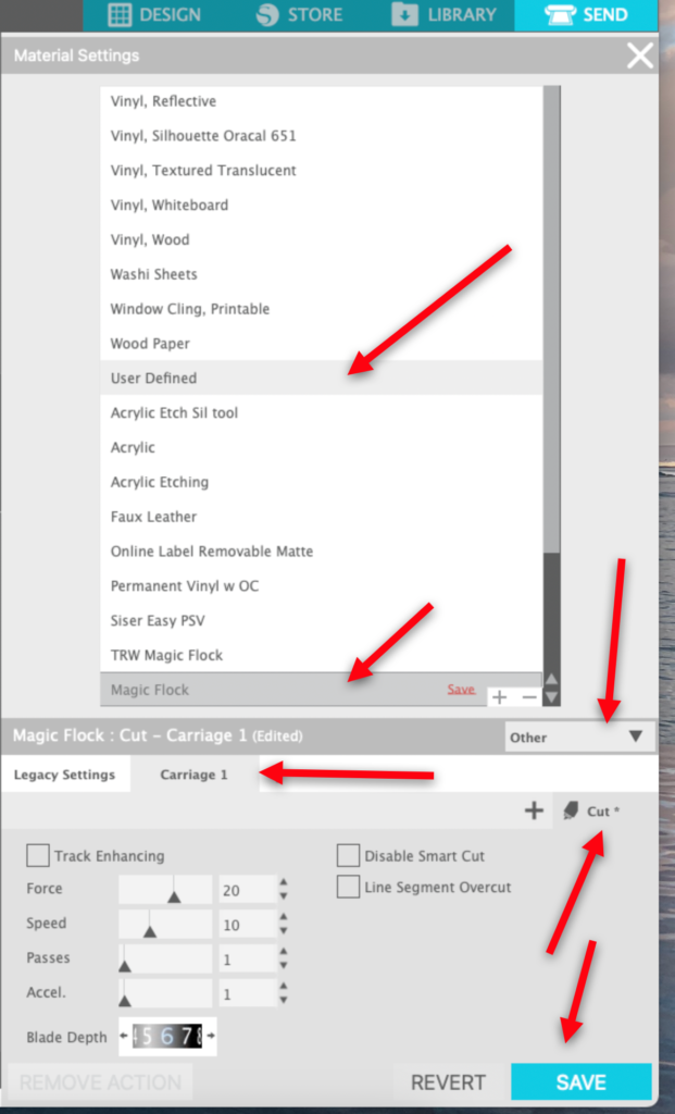 How to Change the Blade Depth Setting In Silhouette Studio for a Better Cut  - Silhouette School
